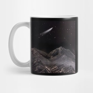 Comet over the mountains Mug